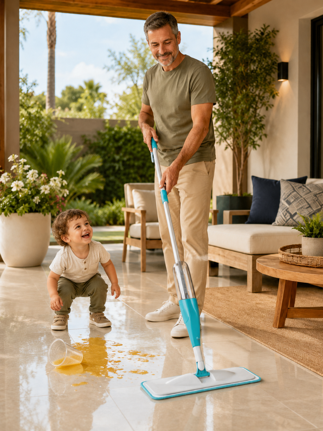 Mop Spray Fit para limpeza de pisos